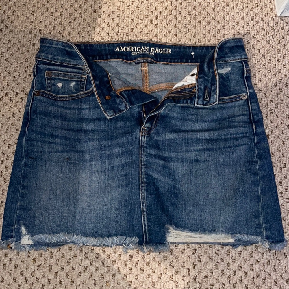 American eagle denim skirt